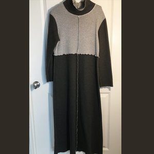 Grey Knit Maxi Dress